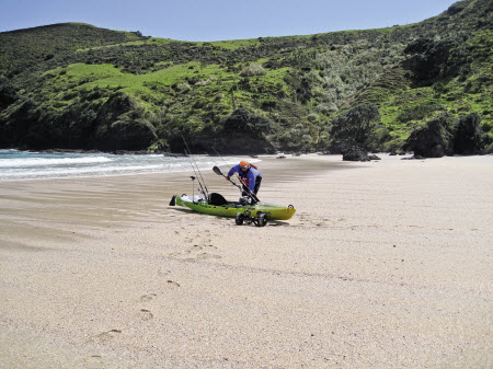 Burleying tips from a kayak